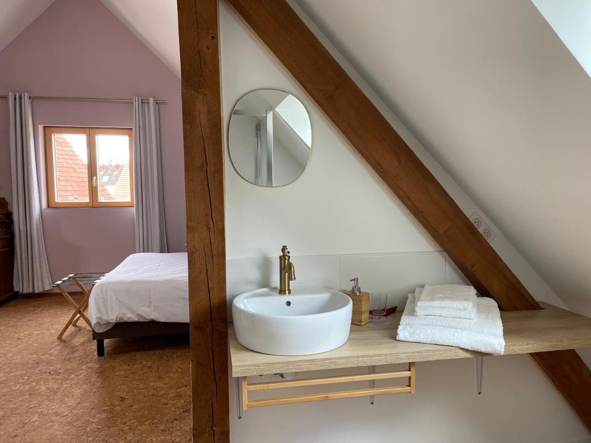 Alsacebnb - Gite 12 Personnes Dans Le Vignoble - Piscine Privee & Spa أمرشفير المظهر الخارجي الصورة