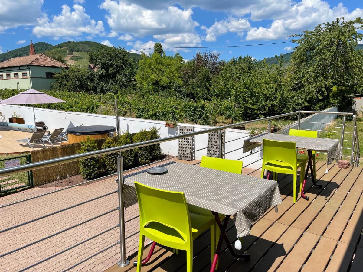 Alsacebnb - Gite 12 Personnes Dans Le Vignoble - Piscine Privee & Spa أمرشفير المظهر الخارجي الصورة